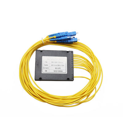 Diviseur optique de PLC de fibre des connecteurs 1260nm de Sc UPC