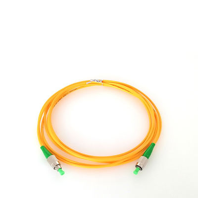 Corde de correction optique recto de fibre de connecteur de PVC G652D Fc/Apc