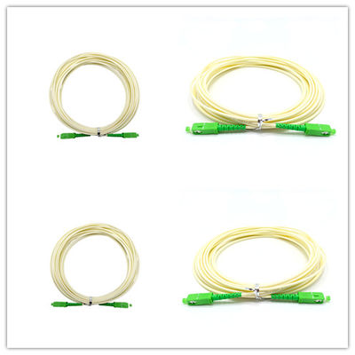 Corde de correction optique blanche de fibre d'OEM pour le réseau d'Access
