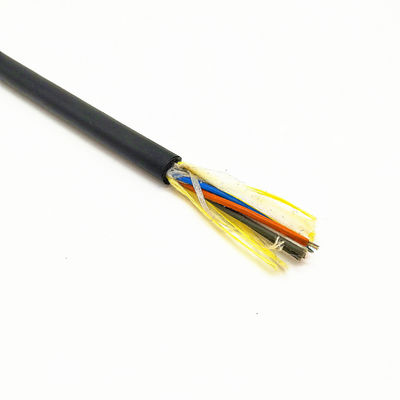 Câble extérieur du HDPE ADSS d'OM2 OM3, câble à fibres optiques de 100m