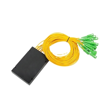 diviseur optique en forme de boîte de PLC de fibre d'ABS de 1*4 1*8 avec le connecteur de SC/APC