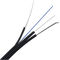 Câble de fibre optique de noyau d'ISO14001 LSZH G652D 12