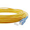 Corde de correction optique recto unimodale de fibre de Sc/Upc 9/125μm LSZH