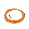 corde de correction optique recto de la fibre 50dB, St au câble de correction de fibre de mode unitaire de St
