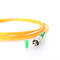 Corde de correction optique de fibre de PVC G657a 5m de télécom d'OEM de Sc RPA
