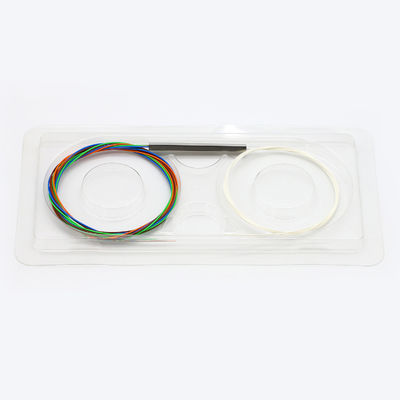 diviseur optique de emballage de PLC de fibre de boîte en plastique 1mtr de 1x2 0.9mm