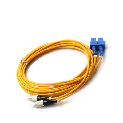 Sc UPC à la corde de correction optique de fibre de duplex de Fc UPC 3.0mm