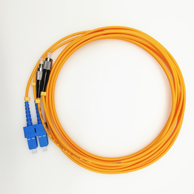 Correction optique de fibre de duplex de Sc/PVC LSZH G657A d'UPC FC/UPC attacher 2.0mm 3.0mm