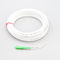 Câble optique blanc de fibre de baisse de 0.9mm FTTH, câble optique de fibre de G652d
