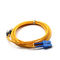 Sc UPC de PVC G652D à la corde de correction optique de fibre de connecteur de Fc UPC