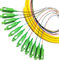 Bas câble de fibre de tresse de Sc RPA 3m du SM SX de perte par insertion