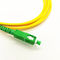 Sc/Apc à la corde de correction optique de fibre de SM de PVC 3.0mm de Sc/Apc G652D