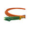Corde de correction optique de fibre de PVC FTTH 1m de LC RPA G652D
