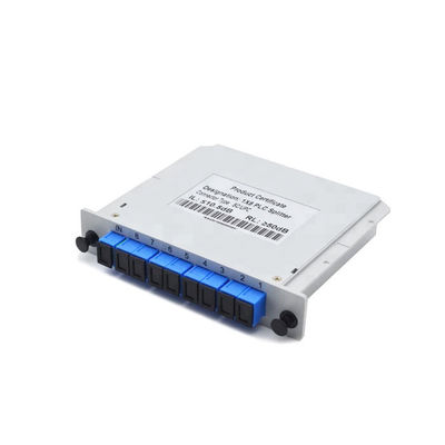 Type diviseur passif bleu de cassette de PLC 1x8 de SC/UPC