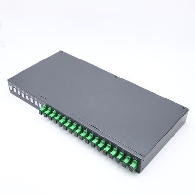 1X16 type diviseur optique de bâti de support de Sc RPA de PLC de fibre