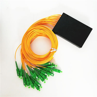 Diviseur jaune noir de PLC de la boîte 1x8 d'ABS de Sc RPA 1m